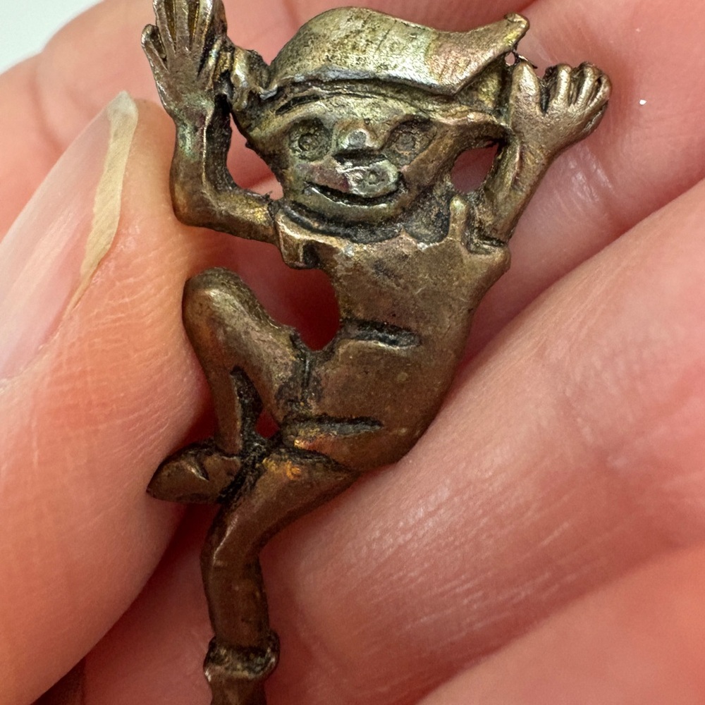 Vintage Pixie Elf Brooch/Pin